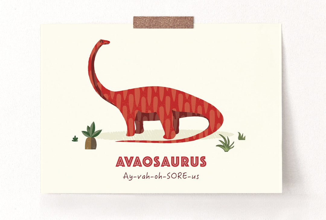 Personalized Diplodocus Dinosaur Wall Art - PaperPaintPixels