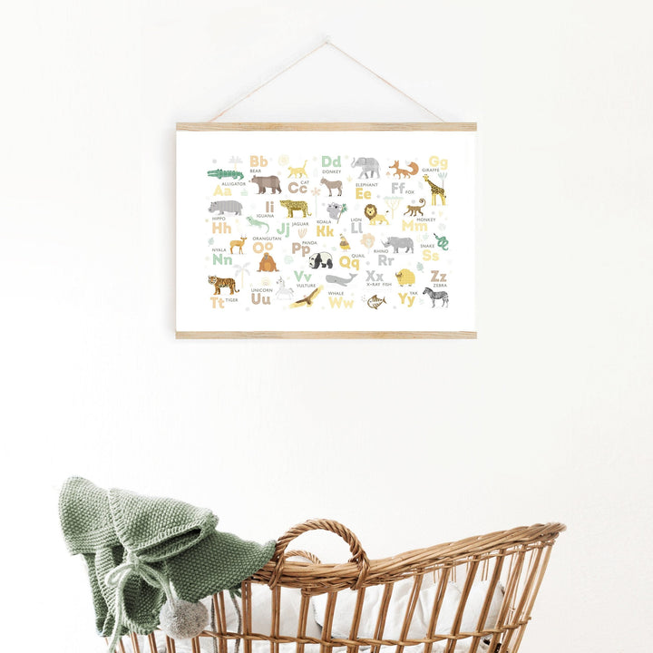 Safari Animals Alphabet - PaperPaintPixels