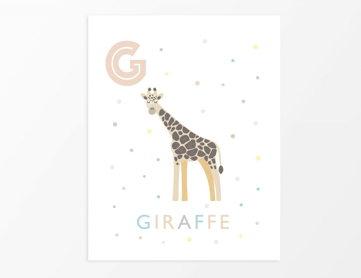 Safari Animals Nursery Art Set - PaperPaintPixels