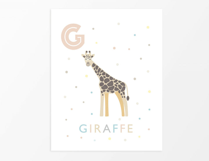 Safari Animals Nursery Art Set - PaperPaintPixels