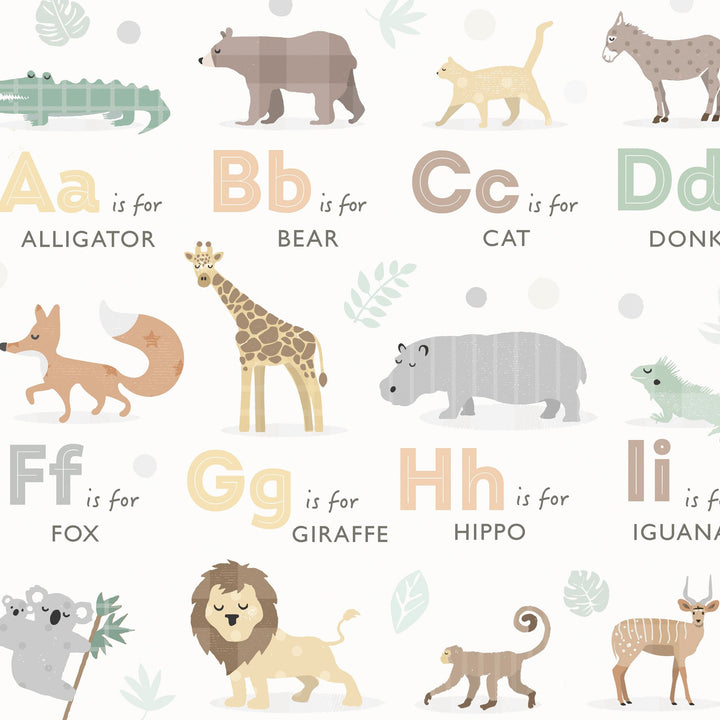 Safari Prints for Nursery, An Animals Alphabet Print Set - PaperPaintPixels
