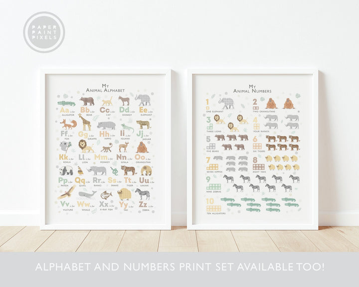 The Savannah ABC - PaperPaintPixels