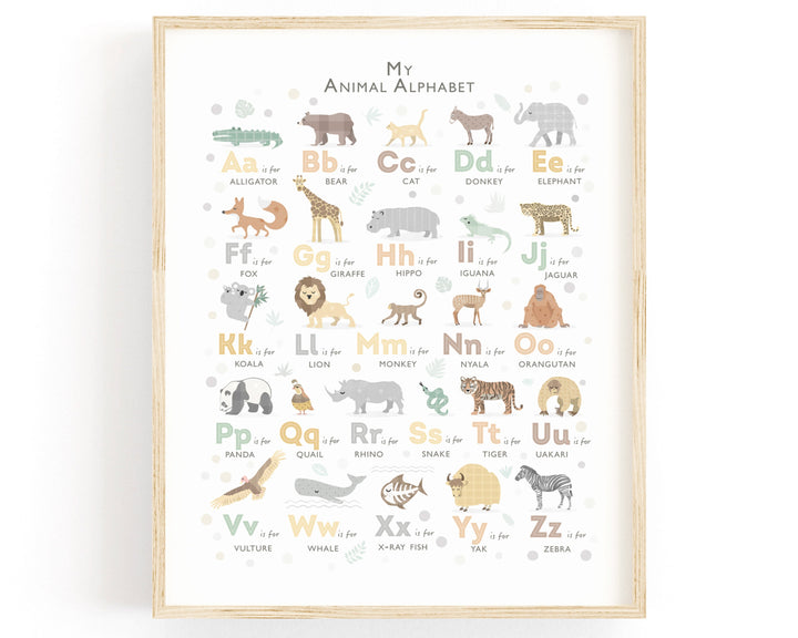 The Savannah ABC - PaperPaintPixels