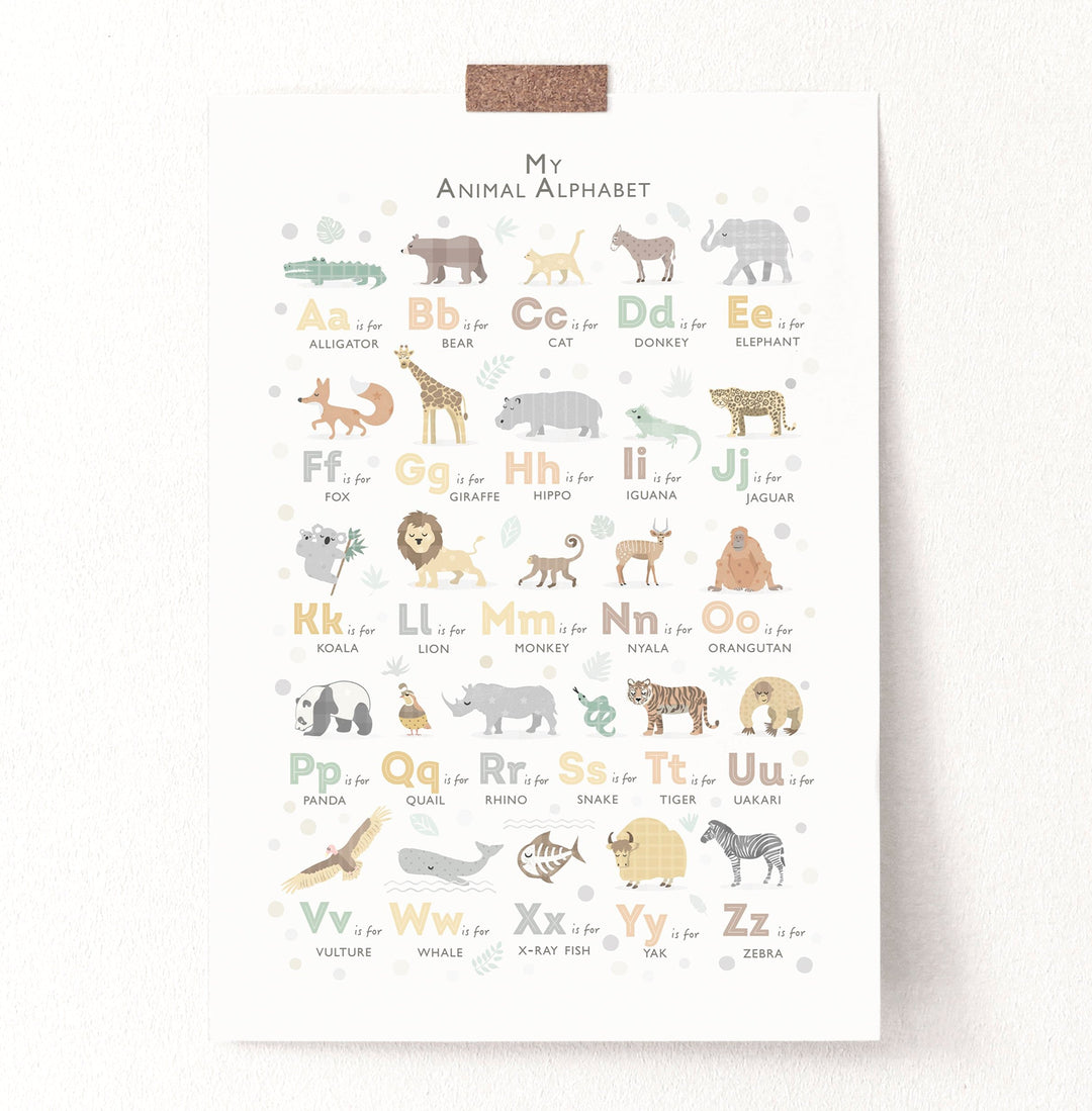 The Savannah ABC - PaperPaintPixels