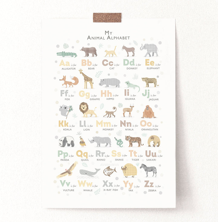 The Savannah ABC - PaperPaintPixels
