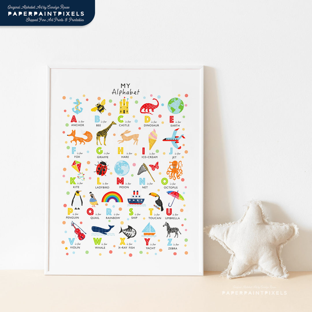 The Signature Alphabet | Instant Download - PaperPaintPixels