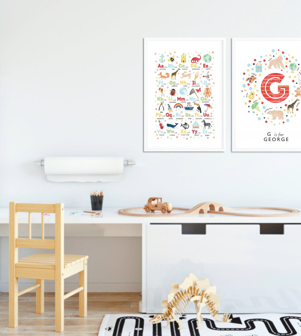 The Signature Alphabet Poster - PaperPaintPixels