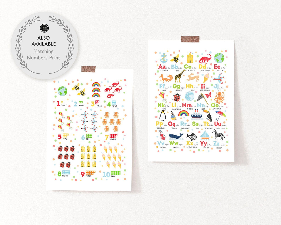 The Signature Alphabet Poster - PaperPaintPixels