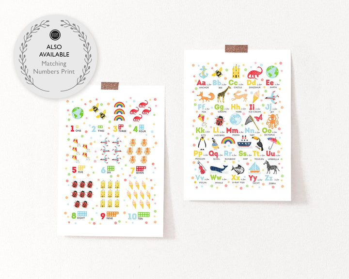 The Signature Alphabet Poster - PaperPaintPixels