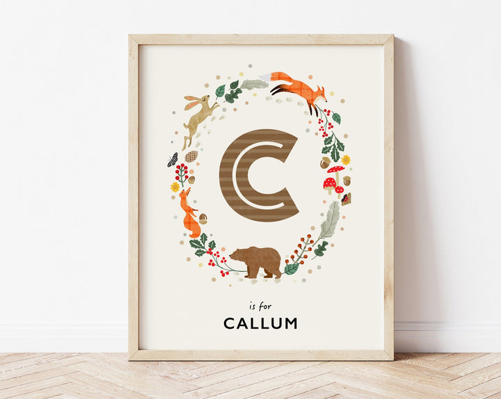 The Whispering Oak Initial Print - PaperPaintPixels