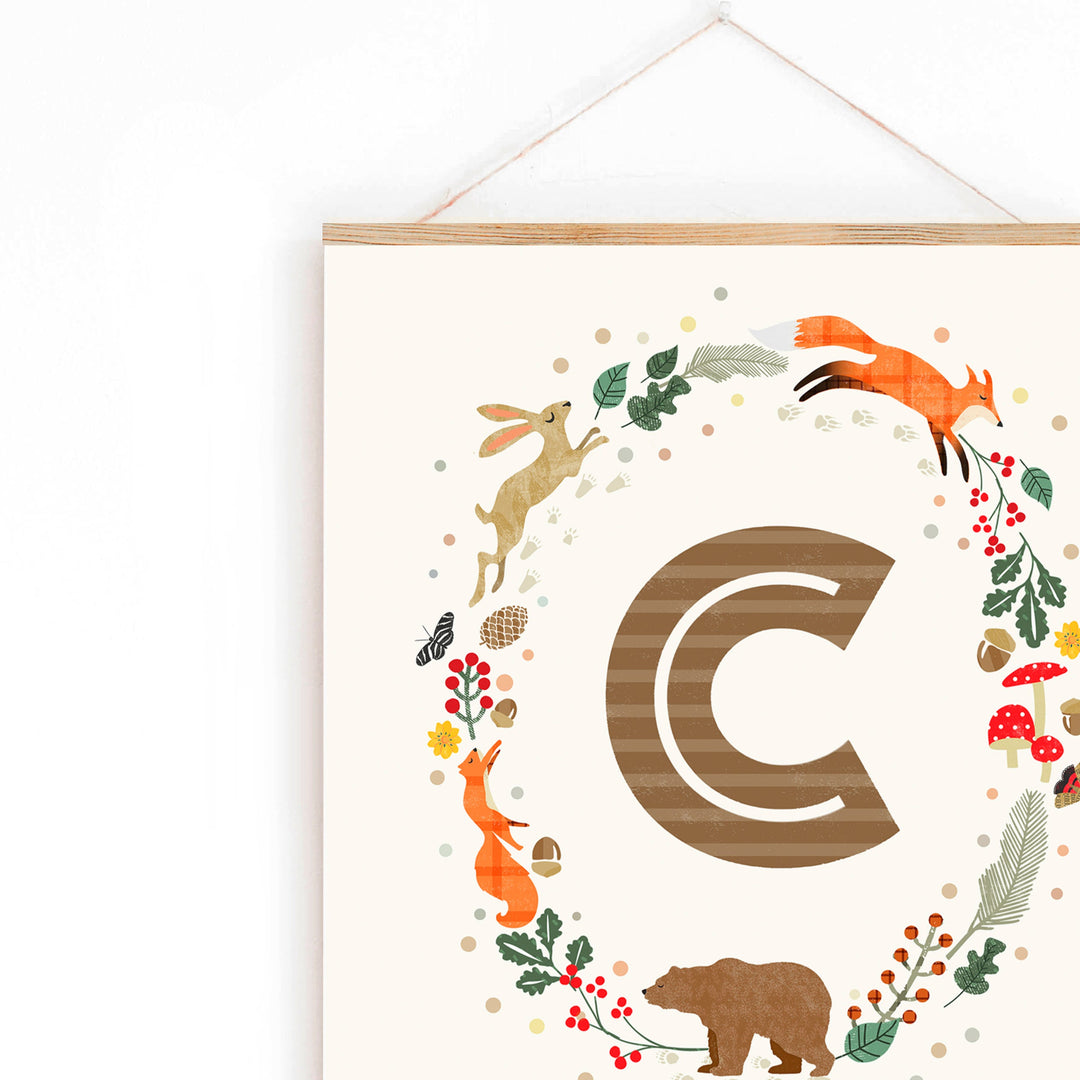 The Whispering Oak Initial Print - PaperPaintPixels