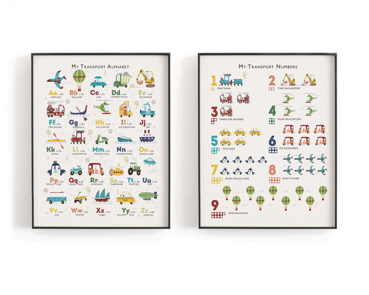 Transport Print Set - PaperPaintPixels