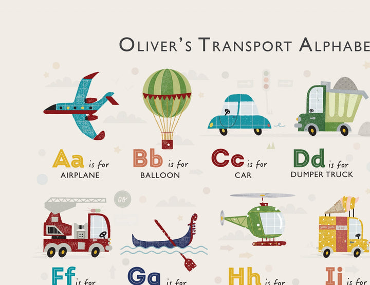 Transport Print Set - PaperPaintPixels