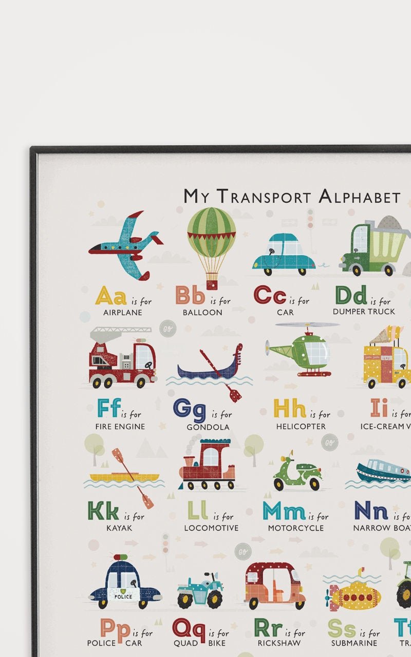 Transport Print Set - PaperPaintPixels