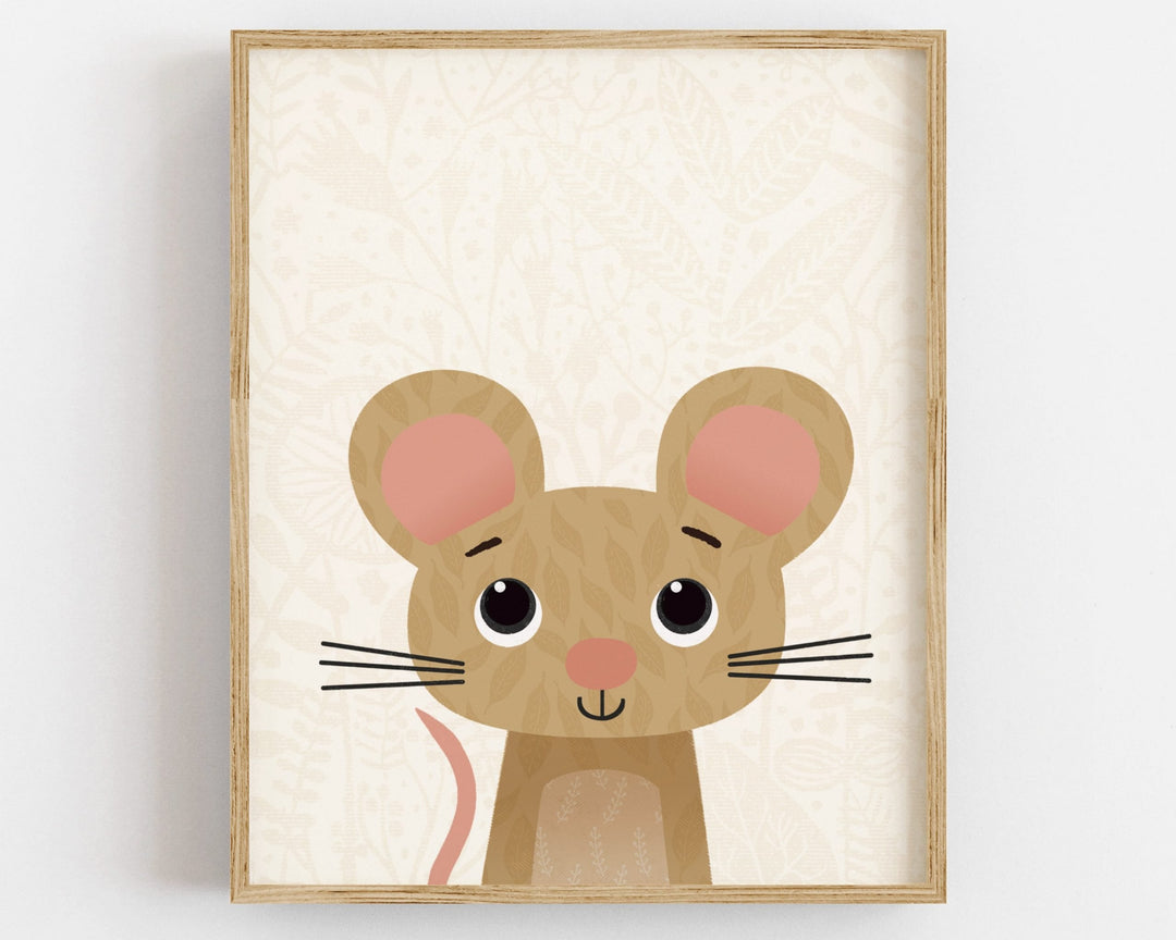 Woodland Nursery Art Prints - PaperPaintPixels