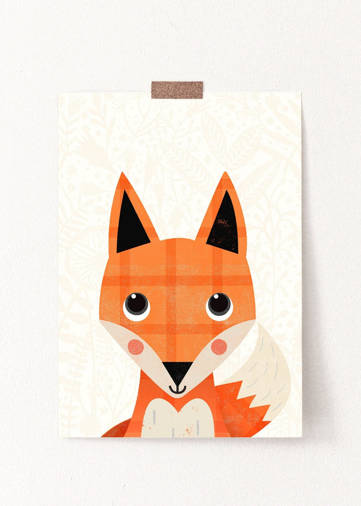 Woodland Nursery Art Prints - PaperPaintPixels